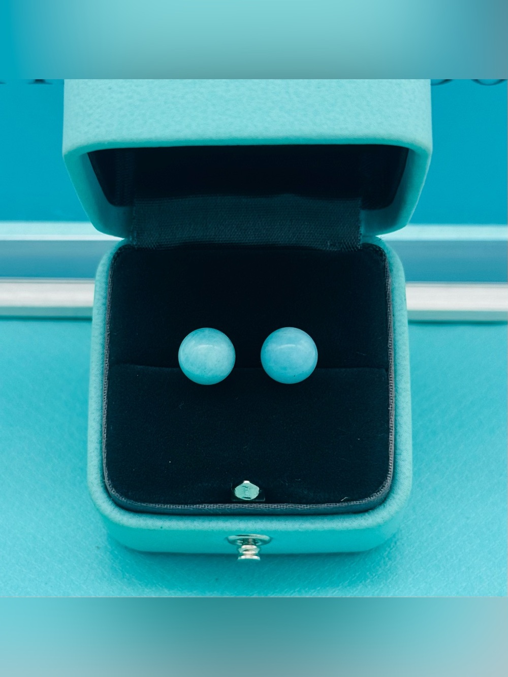💙Authentic Tiffany and co Amazonite stud earrings💙